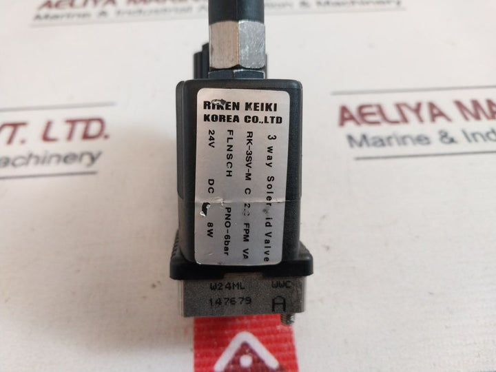 Riken Keiki Rk-3Sv-m C 3 Way Solenoid Valve