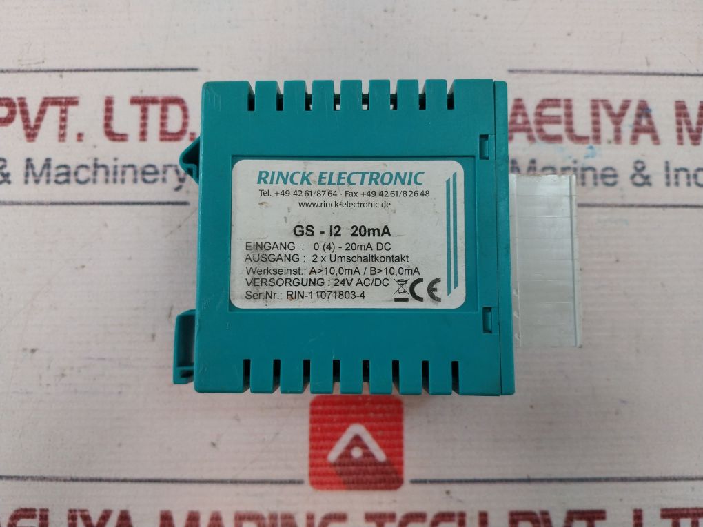 Rinck Electronic Gs-12 20Ma Switching Contact