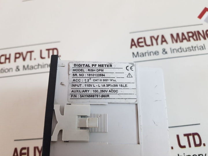 Rish Dpm Digital Pf Meter