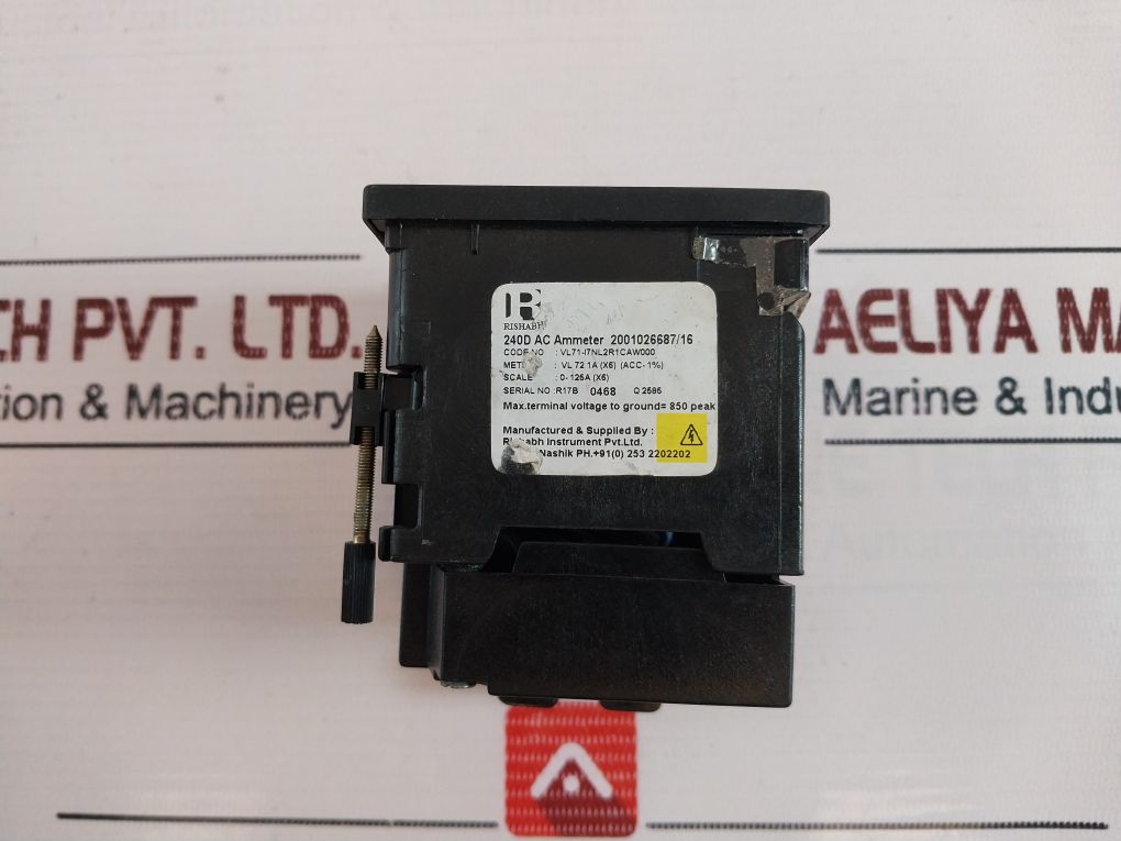 Rishabh 125/ 1A Ammeter 240D Ac