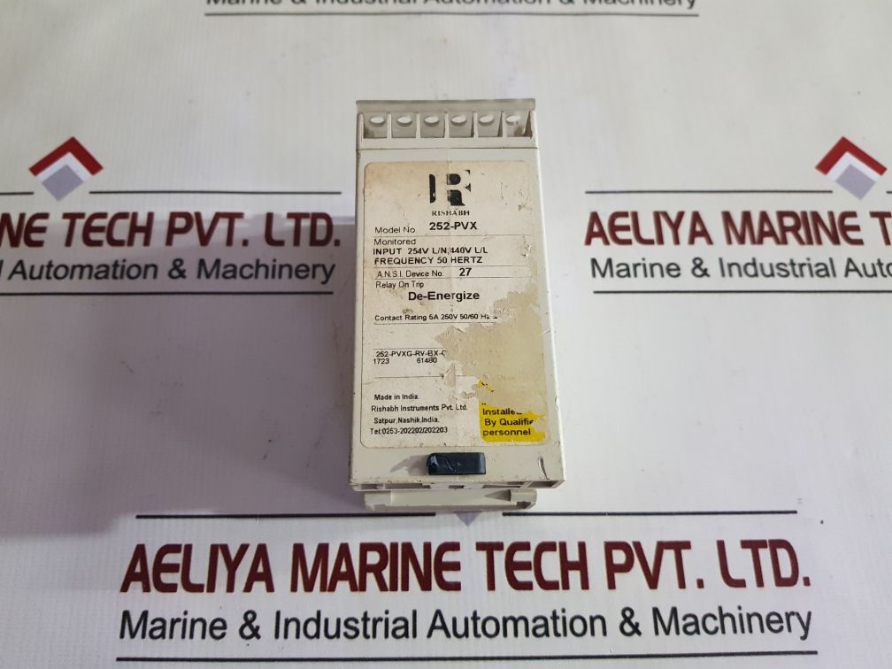 Rishabh Instruments 252-pvx Protector Trip Relay