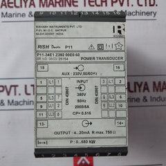 Rishabh P11-34E1 Z392 00E0 60 Power Transducer 230V, 50/60Hz