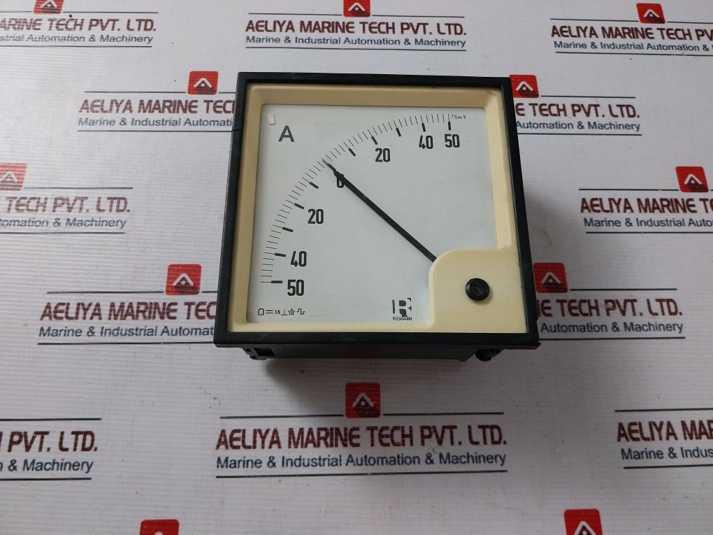 Rishabh Pq 144 Analog Panel Meters 75Mv 50A