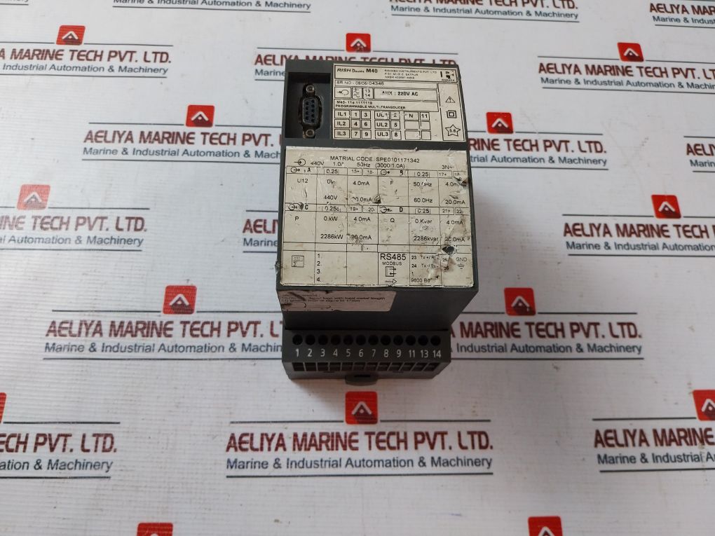 Rishabh Rish Ducer M40 Programmable Multi Transducer 220V Ac