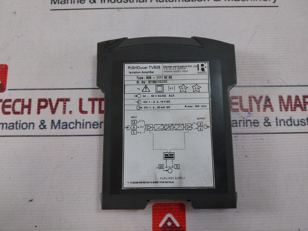 Rishabh Tv 808 Isolation Amplifier 808 - 1111 9Z 00