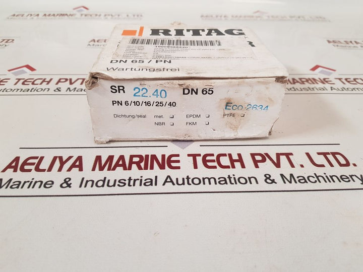 Ritag Sr22.40 Check Valve Dn65 Pn6-40
