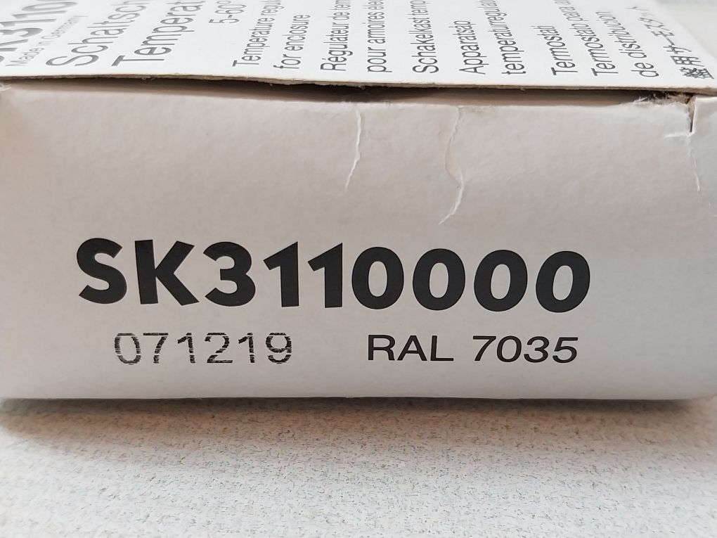 Rittal Sk3110000 Temperature Regulator Thermostat 114054-3110 Rev F