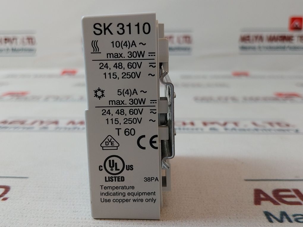 Rittal Sk3110000 Temperature Regulator Thermostat 114054-3110 Rev F