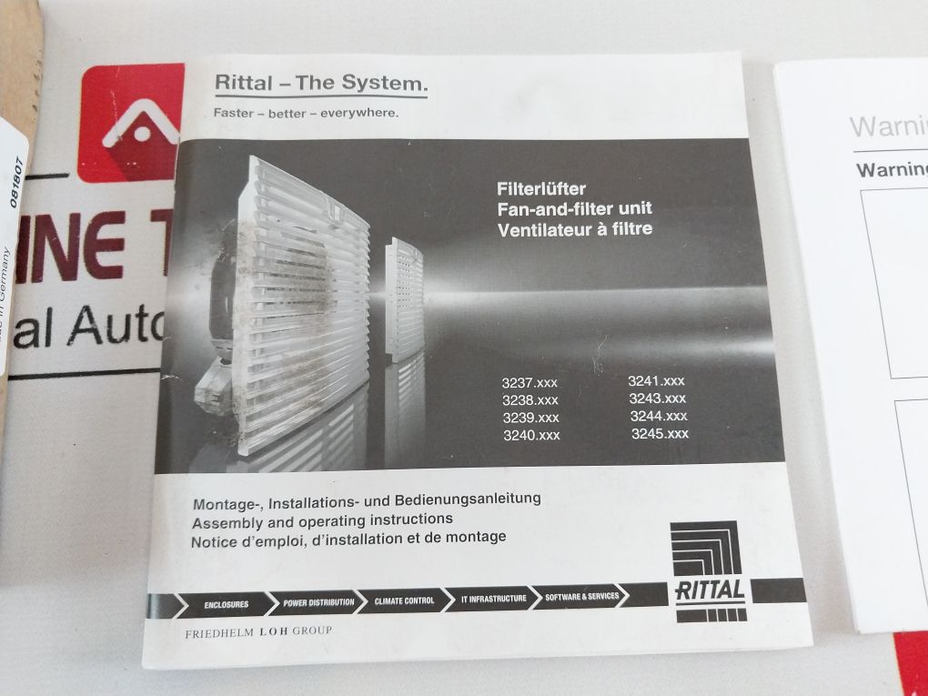 Rittal Sk 3237.100 Fan-and-filter Unit 328952