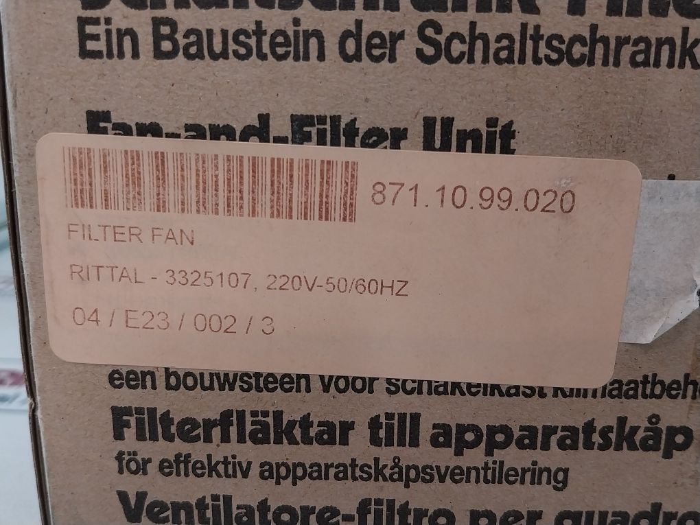 Rittal Sk 3325107 Fan-and-filter Unit