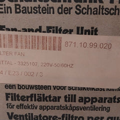 Rittal Sk 3325107 Fan-and-filter Unit
