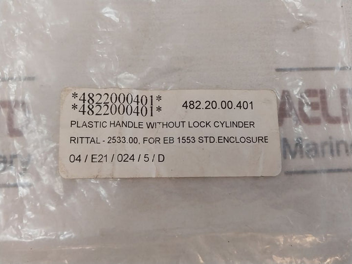 Rittal Sz 2533 Plastic Handle Without Lock