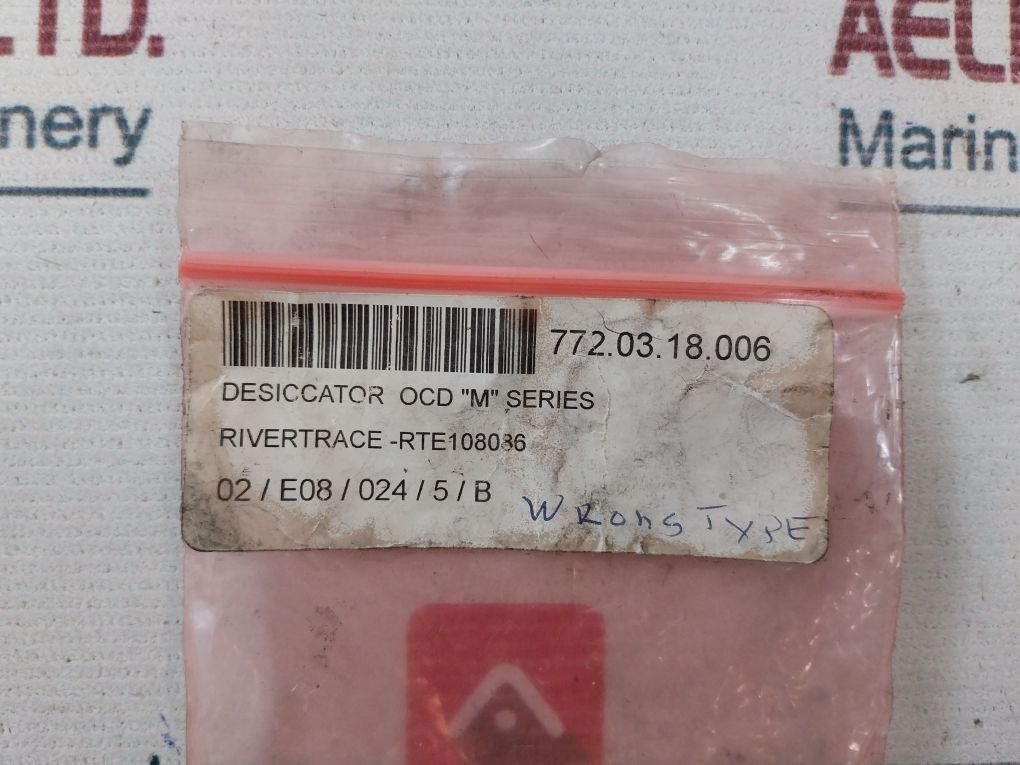 Rivertrace Rte108086 Desiccator Ocd M Series