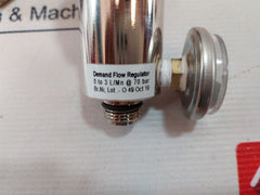 Rk Instruments 0 To 3 L/Mn @ 70 Bar Demand Flow Regulator-brass