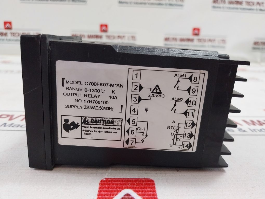 Rkc C700Fk07-m*An Temperature Controller 220Vac