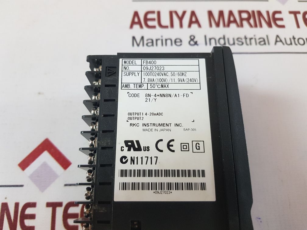 Rkc Fb400 Temperature Controller 100 To 240Vac