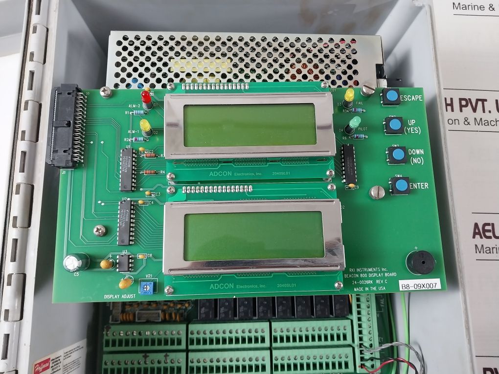 Rki Instruments Beacon 800 8-channel Oxygen Gas Monitor Controller