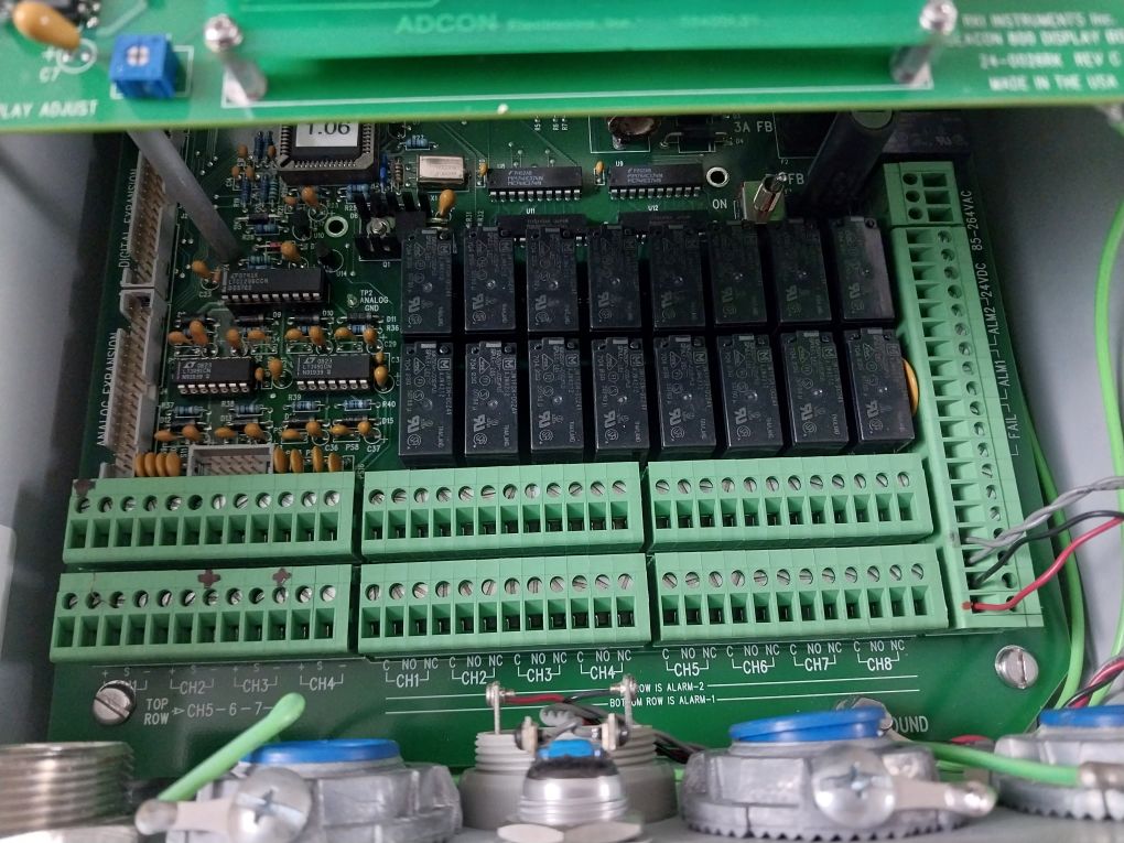 Rki Instruments Beacon 800 8-channel Oxygen Gas Monitor Controller