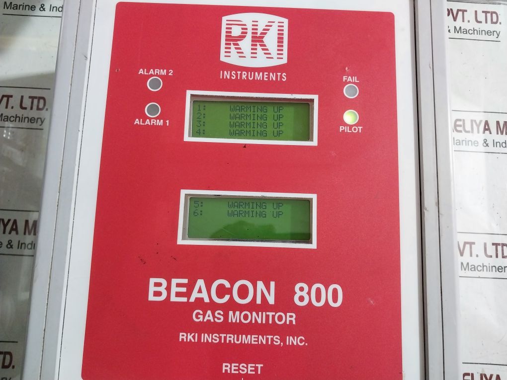 Rki Instruments Beacon 800 8-channel Oxygen Gas Monitor Controller