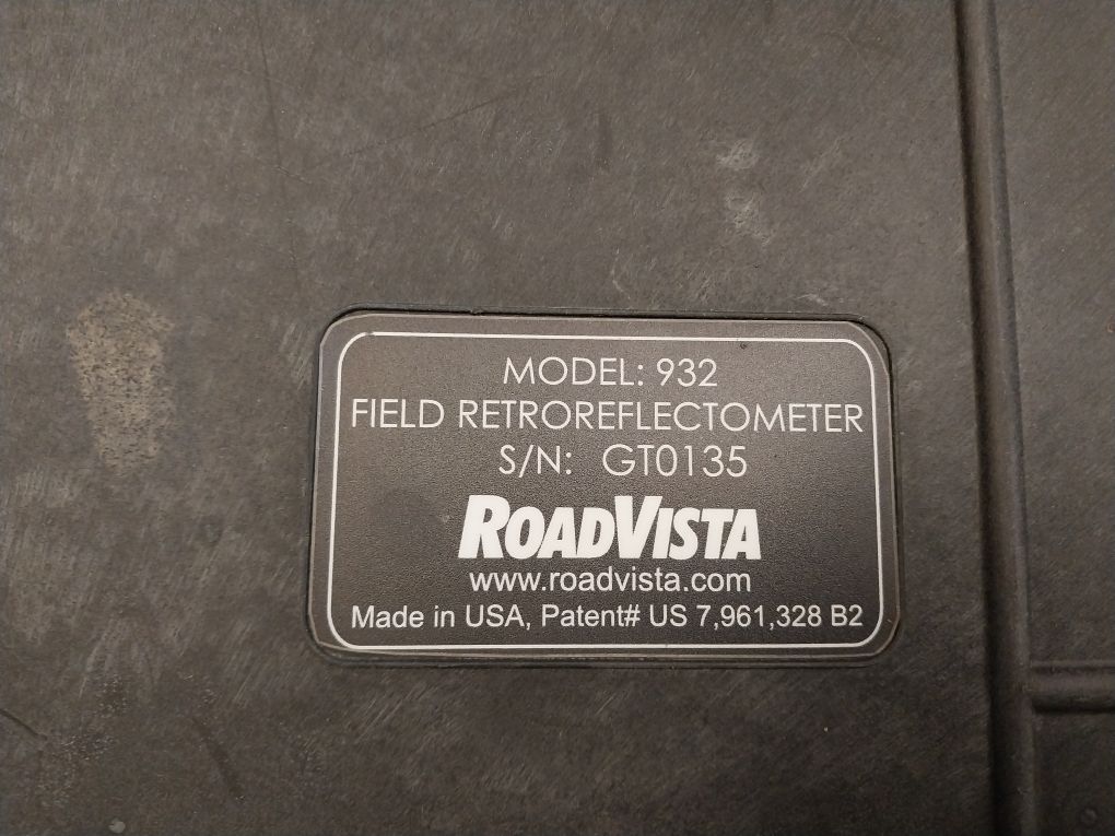 Roadvista 932 Field Retroreflectometer Kit