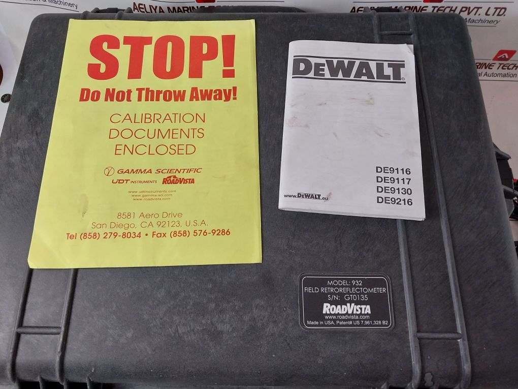 Roadvista 932 Field Retroreflectometer Kit
