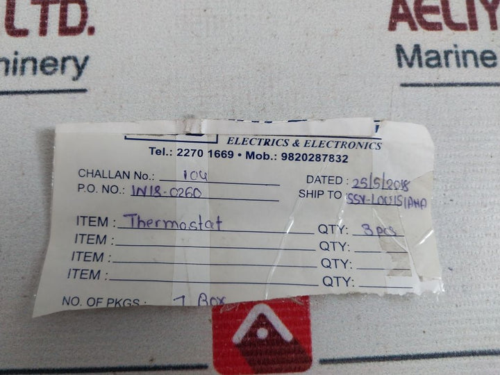 Robertshaw D1-32-060-59-00 Thermostat