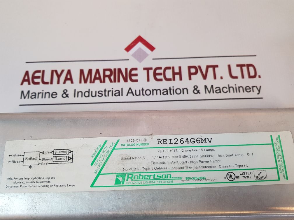 Robertson Rei264G6Mv Germicidal Ballast
