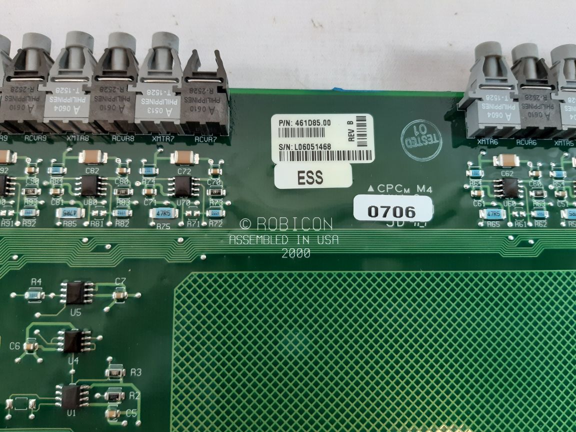 Robicon 461D85.00 Rev B Pcb Card