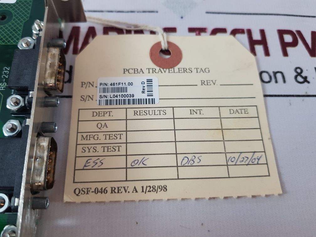 Robicon 461F11.00 Rev D Medium Voltage Pcb