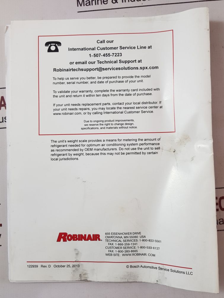 Robinair 15121A High Performance Vacuum Pump C55Jxhkz-4106