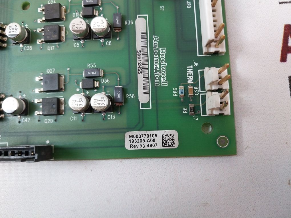 Rockwell Automation 193209-a08 Inverter Power Supply Board