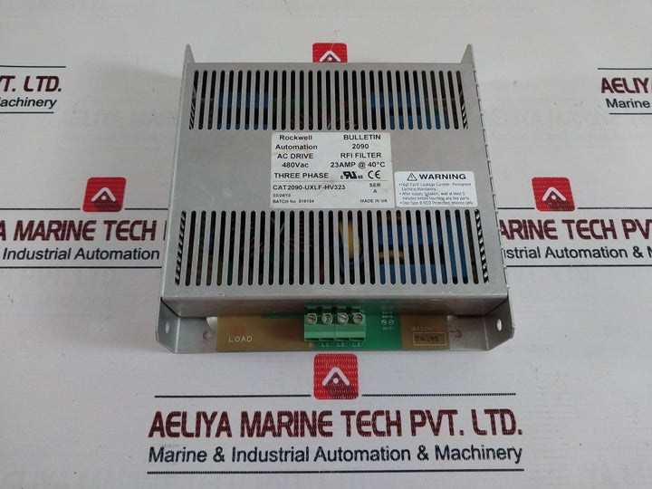 Rockwell Automation 2090-uxlf-hv323 Series A Ac Drive Rfi Filter 480V Ac