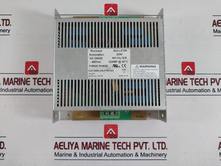 Rockwell Automation 2090-uxlf-hv323 Series A Ac Drive Rfi Filter 480V Ac