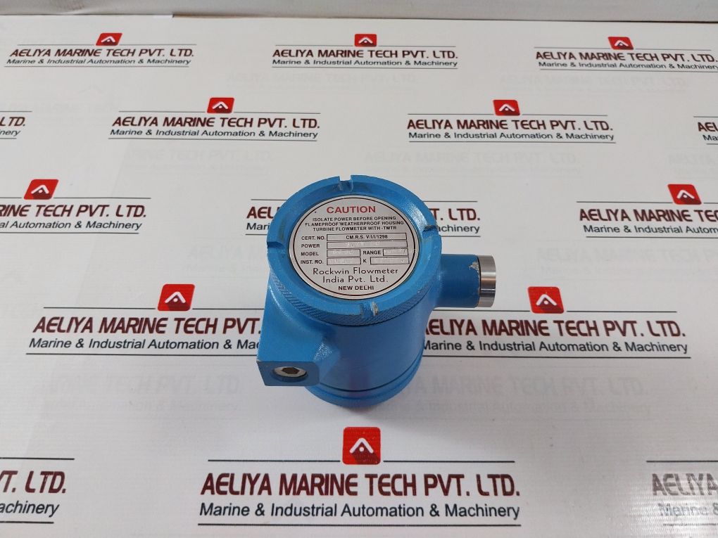 Rockwin Flowmeter 8600 Turbine Flowmeter With-tmtr 3.6 Vdc