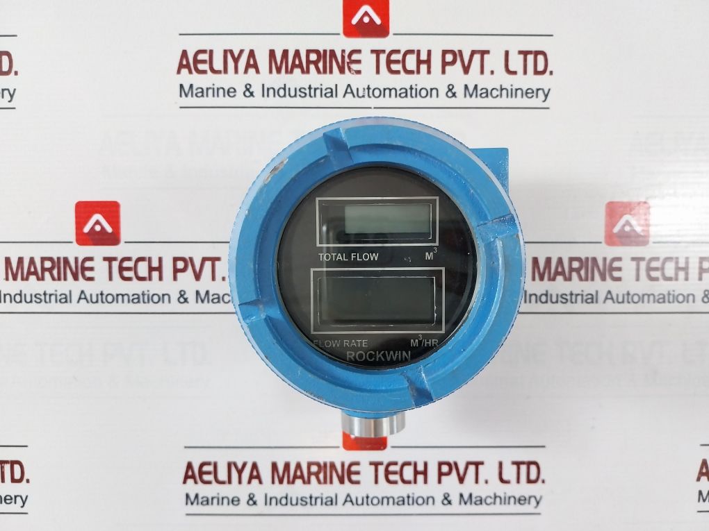 Rockwin Flowmeter 8600 Turbine Flowmeter Withtmtr 3.6 Vdc Aeliya