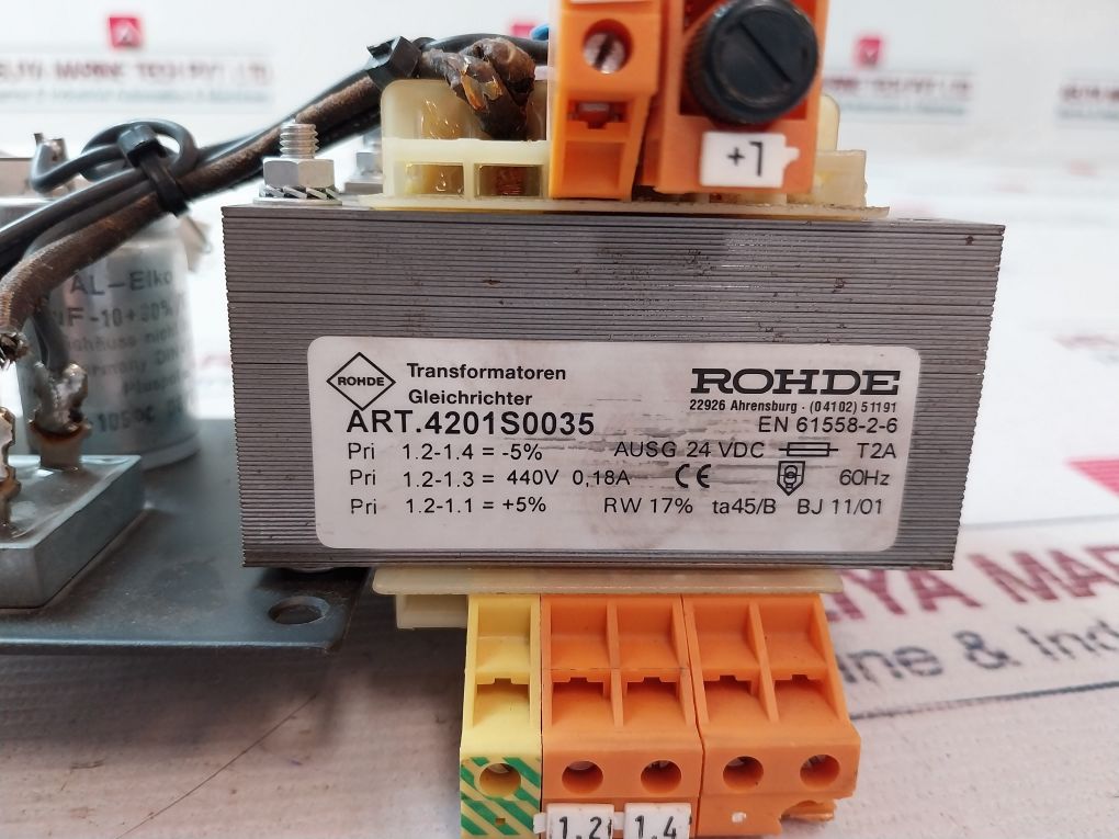 Rohde En 61558-2-6 Transformer Rectifier 0,18A