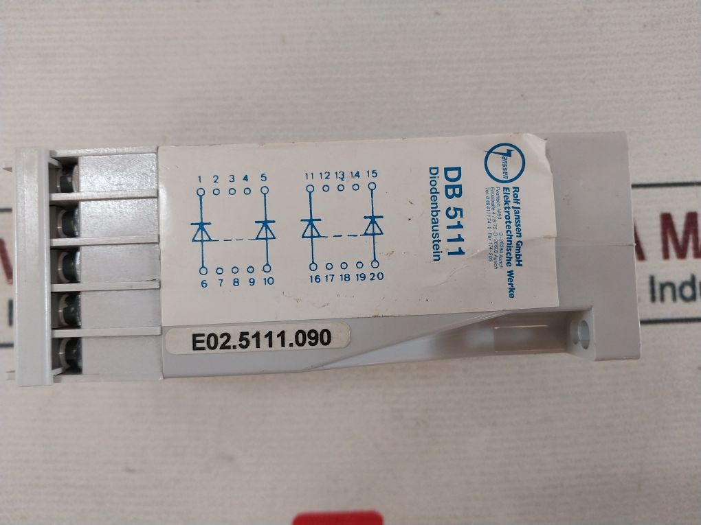 Rolf Janssen Db 5111 Diode Module E02.5111.090