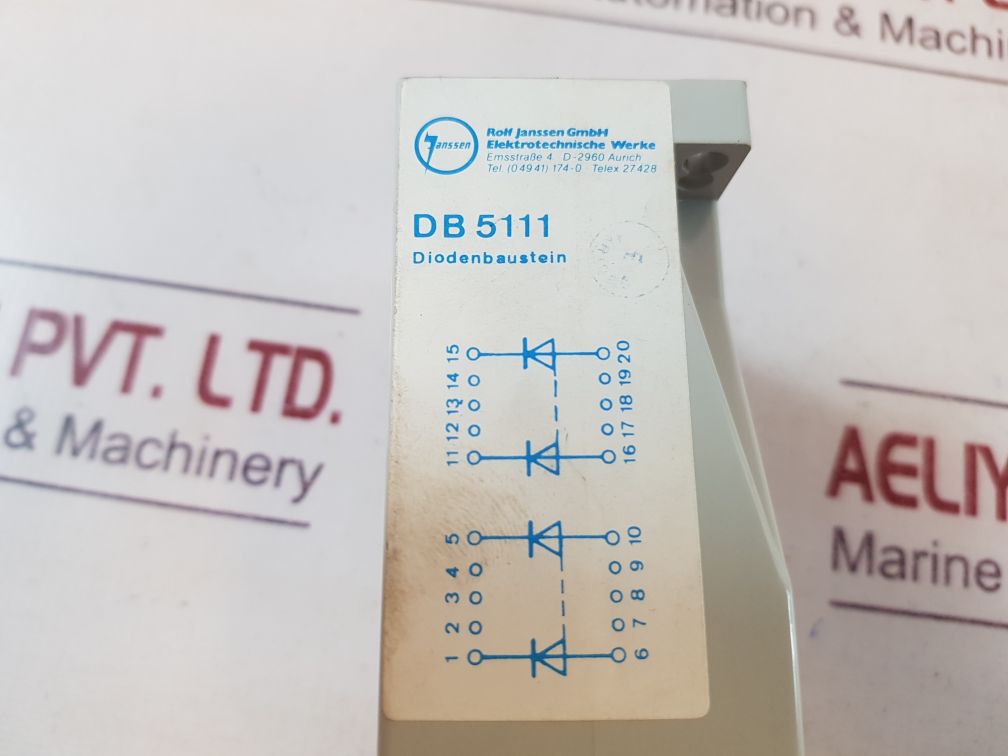 Rolf Janssen Db 5111 Diode Module
