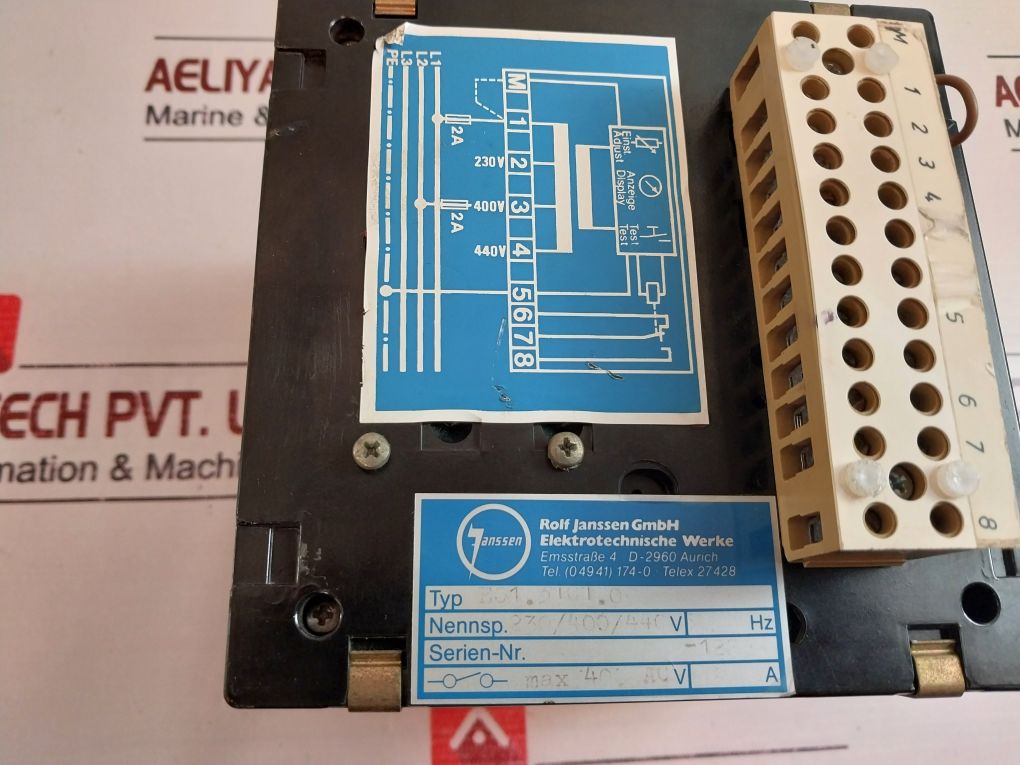 Rolf Janssen E01.5101.00 Insulation Controller