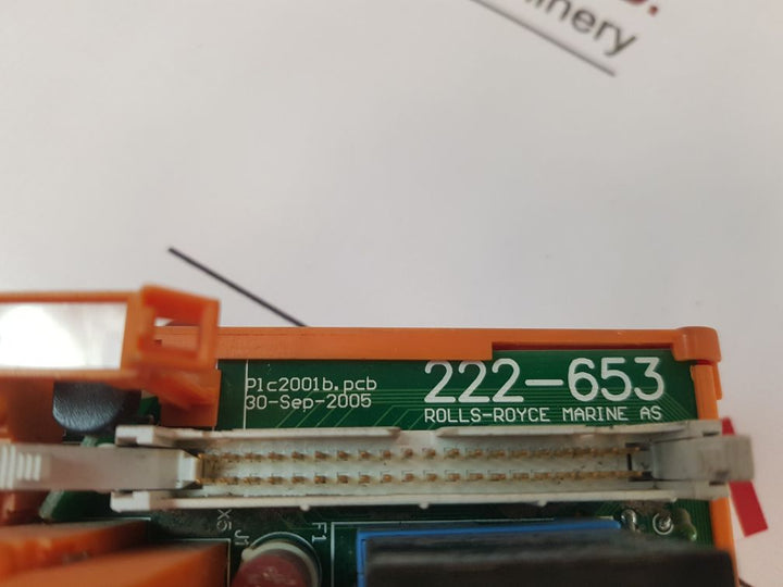 Rolls-royce 222-653 Plc2001.Pcb Board