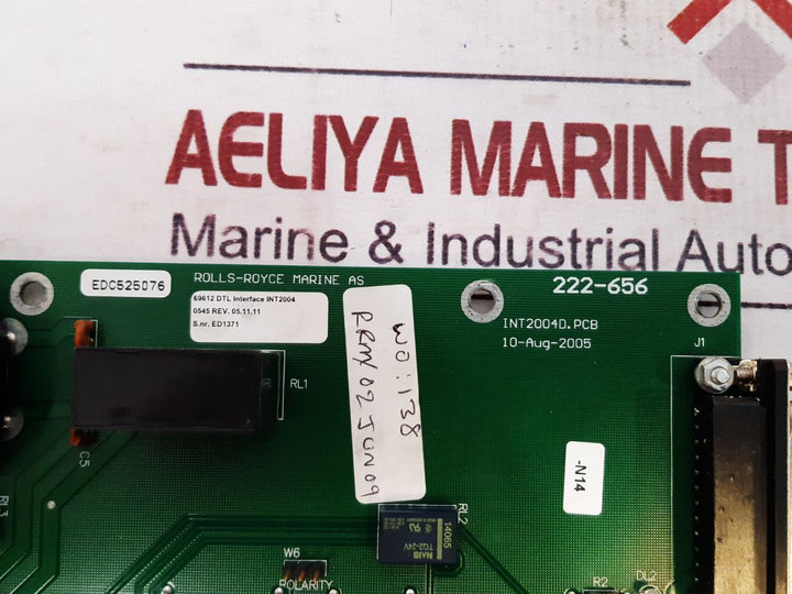 Rolls-royce Int2004D Pcb 222-656