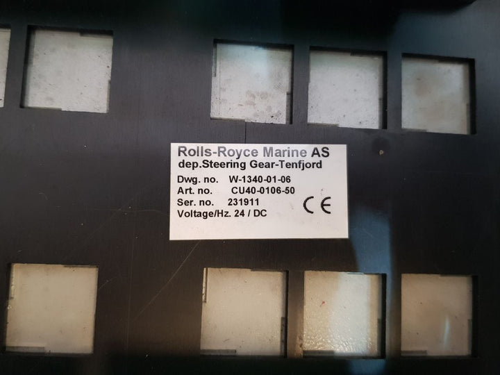 Rolls-royce Cu40-0106-50 Steering Gear-tenfjord