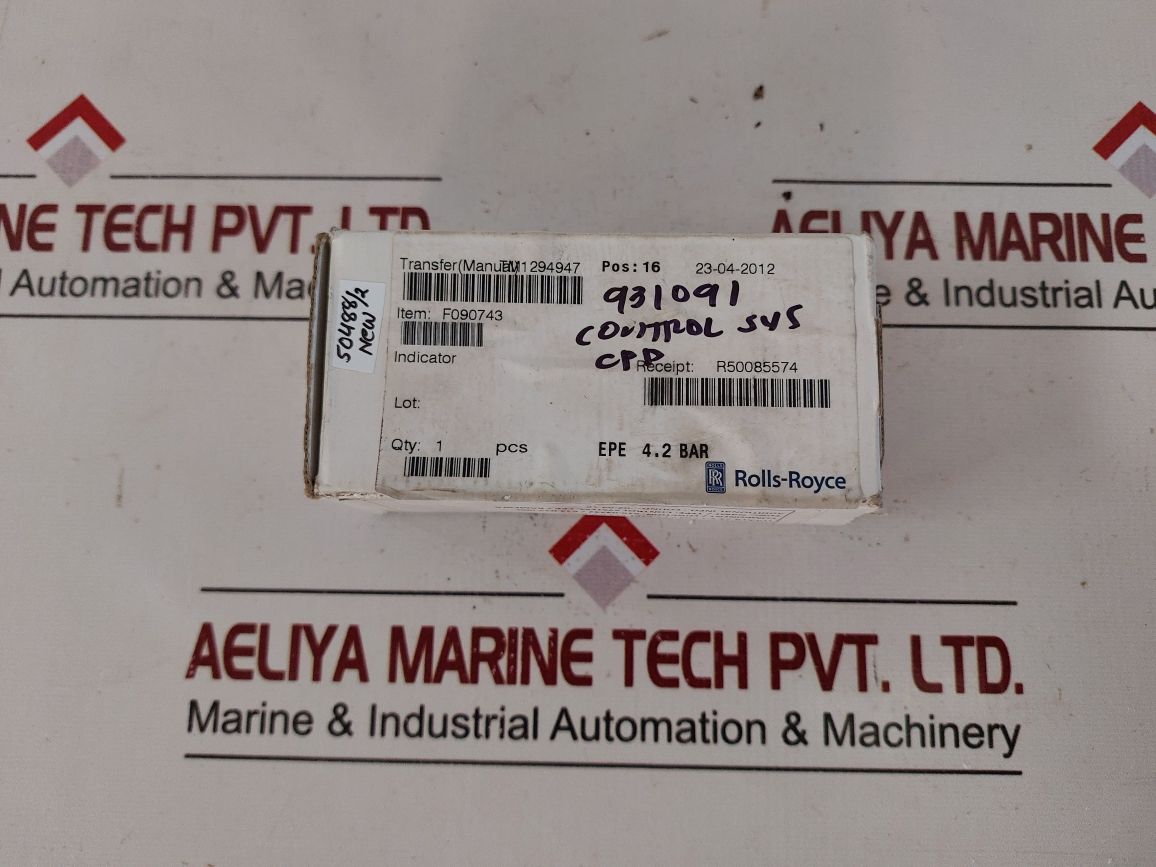 Rolls-royce F090743 Pressure Switch