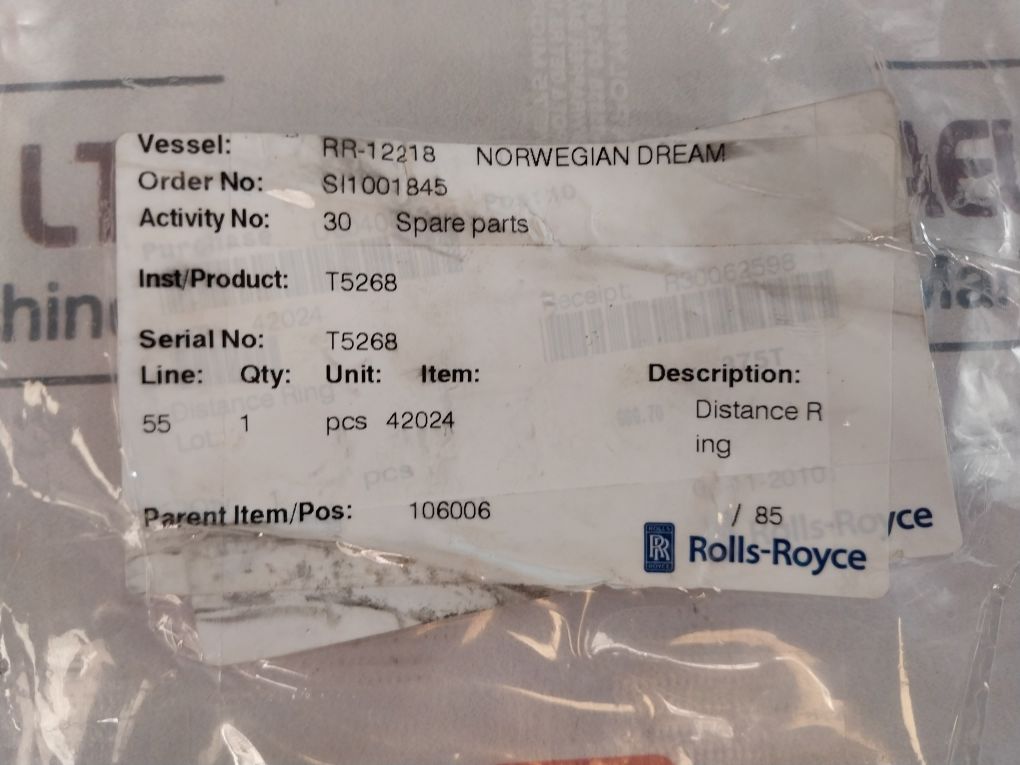 Rolls Royce 42024 Distance Ring 106006