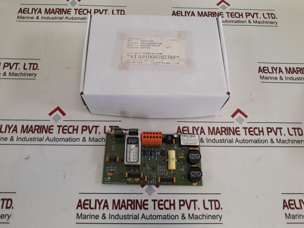 Rolls Royce B-017160/2 Roll Sensor Pcb Card