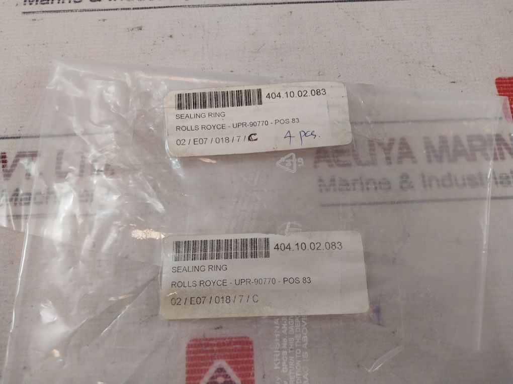 Rolls Royce Ba Um6 X7 Sealing Ring