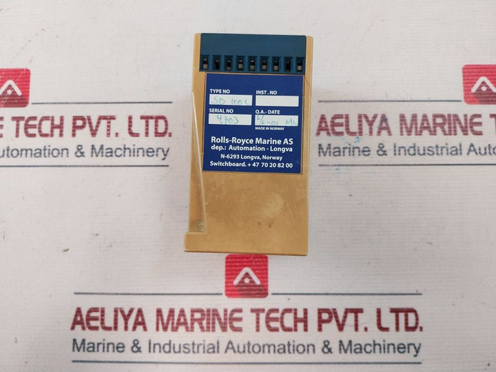Rolls Royce Sd 100C Solenoid Driver