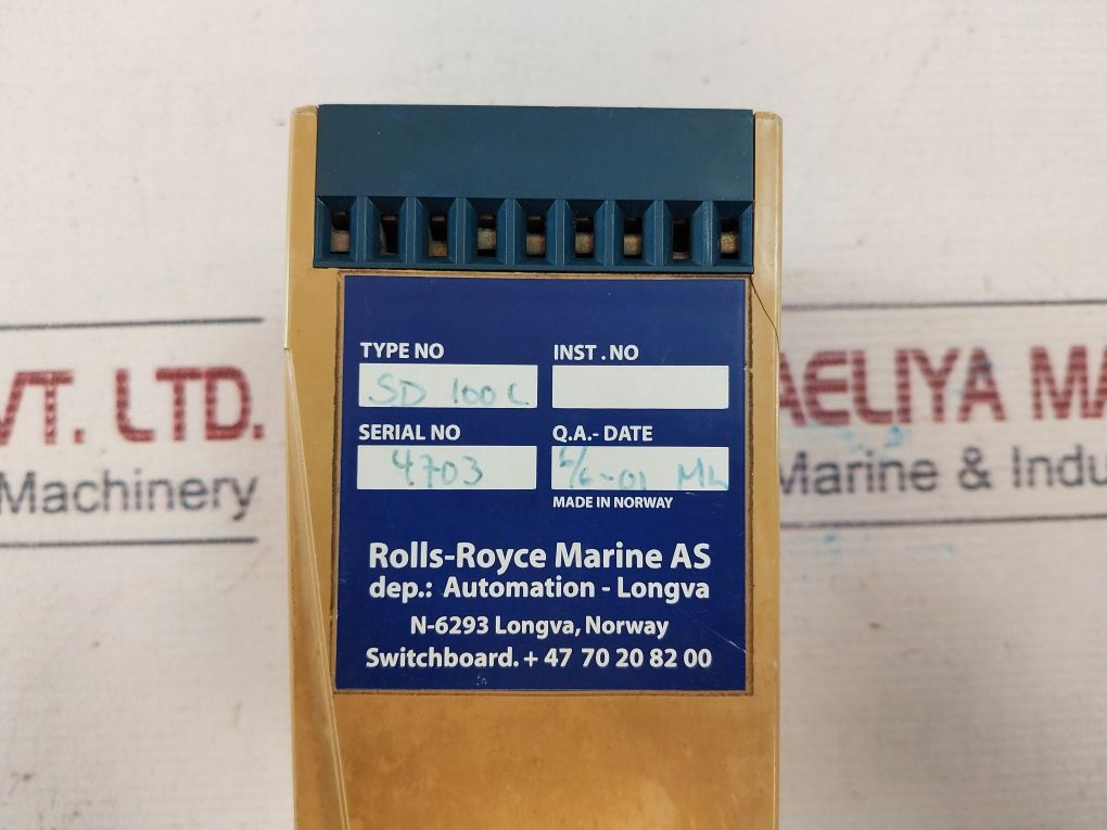 Rolls Royce Sd 100C Solenoid Driver
