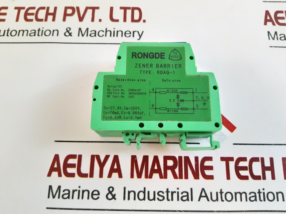 Rongde Rdaq-1 Zener Barrier