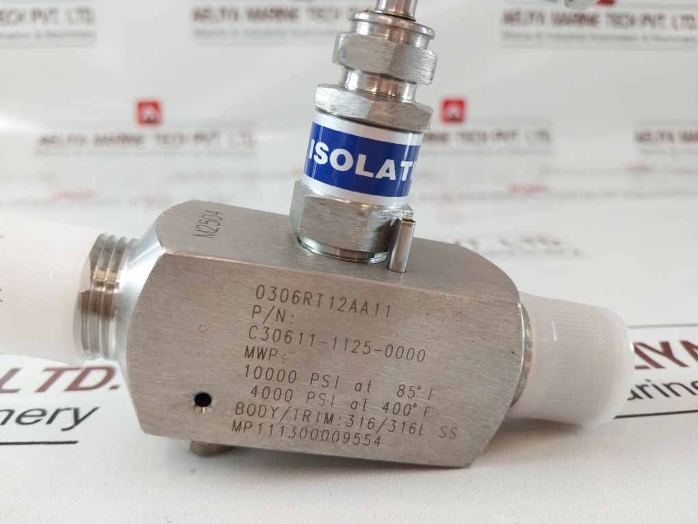 Rosemount C30611-1125-0000 Manifold Block And Bleed/Valve 0306Rt12Aa11